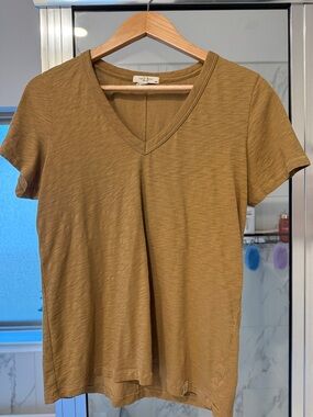 Rag & Bone Women’s V-Neck Short Sleeve Top in Olive